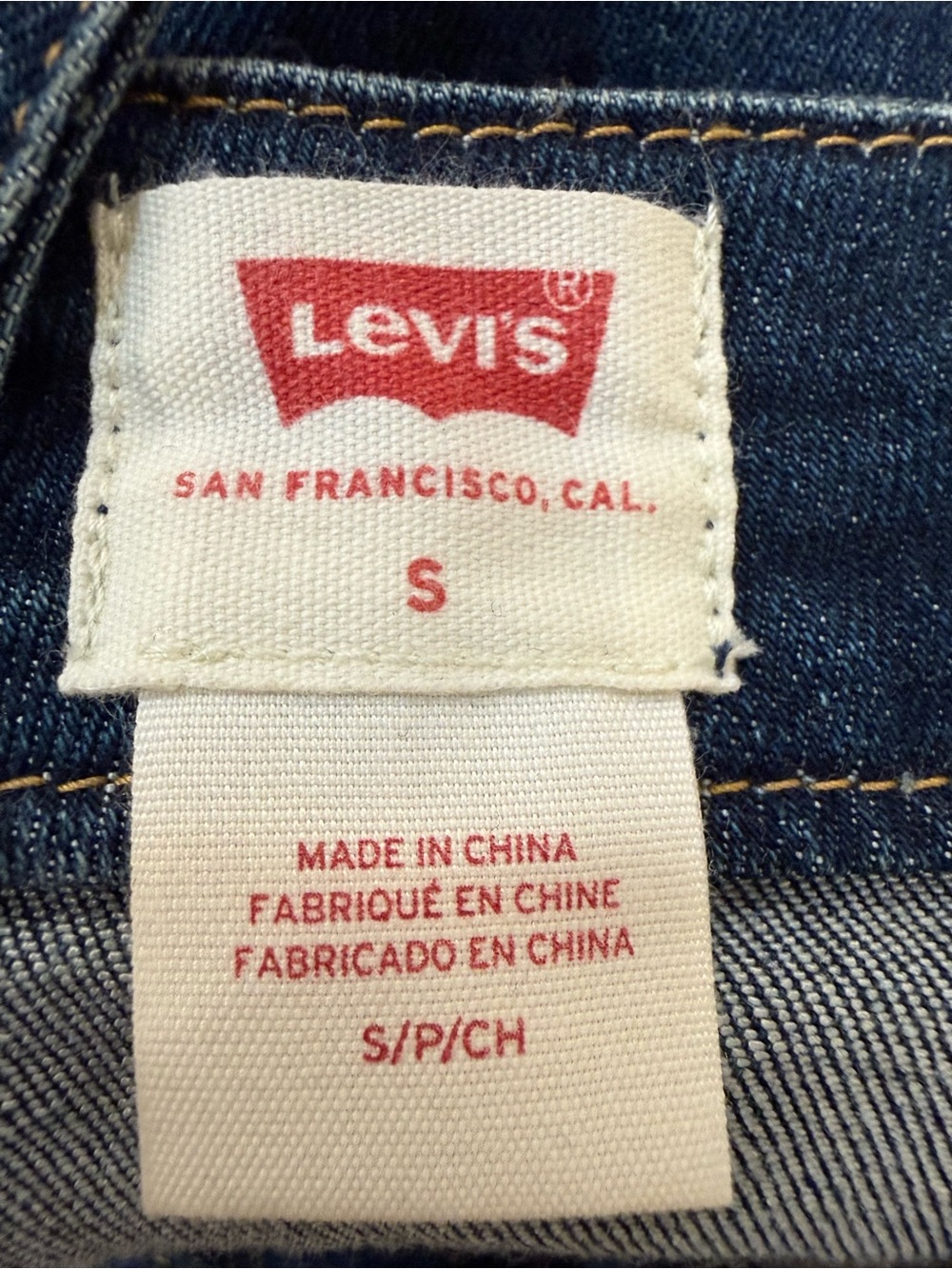 Levi's Dark Blue Denim Strapless Button-Front Dress Removable Straps - Picture 12 of 14